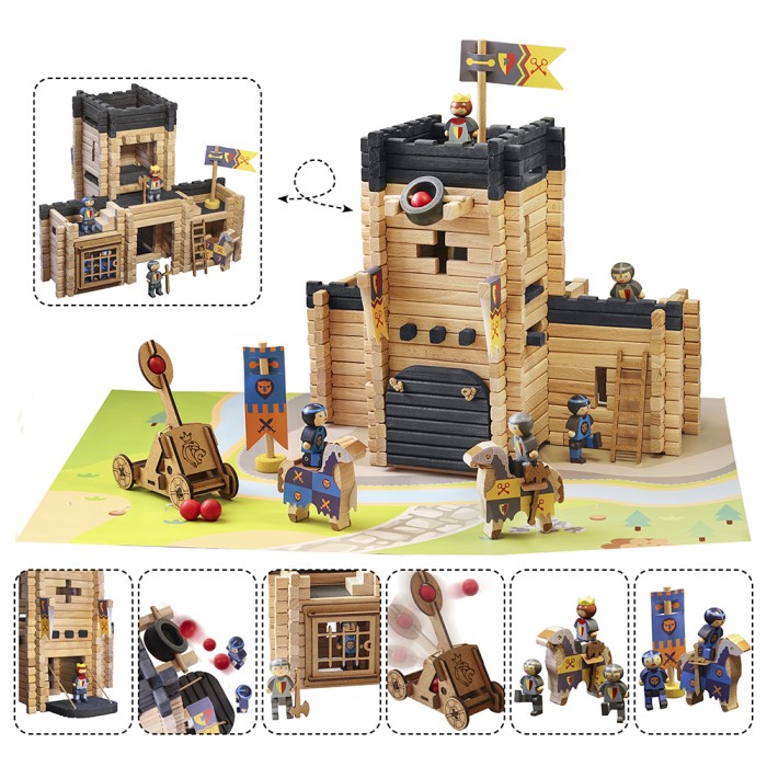 jouets Château Fort & Chevaliers, Jouets en bois
