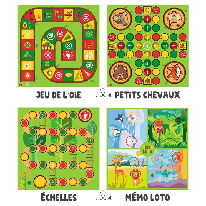 Jeujura - Coffret Pliant Petits Chevaux - L'arbre à Jouer - Jeu de